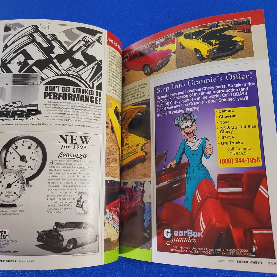 SUPER CHEVY: CRUSIN AMERICA MAY 1999 VOL. 28 NO. 5 CAMARO MUSCLE CAR MAGAZINE Foto 2 de 4