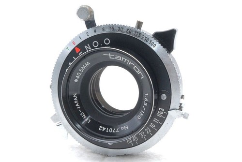 Exc Tamron 150mm f/6.3 f 6.3 w/Copal No,0 *770142