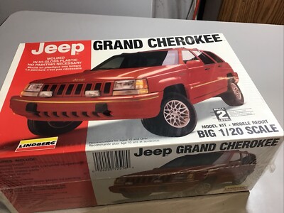 Lindberg Jeep Grand Cherokee 1/20 Scale Model Kit Brand NEW Red
