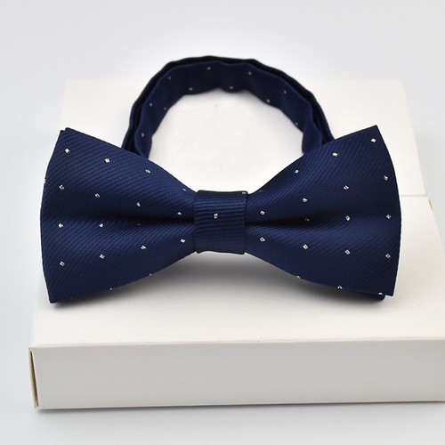 Pajarita de lunares para hombre preatada negocios boda fiesta pajaritas RS091 - Imagen 4 de 10