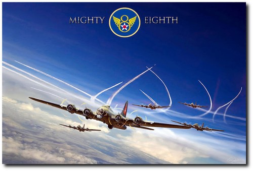 The Mighty Eighth by Peter Chilelli - Aviation Art Print