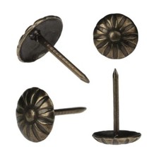 Upholstery Tacks for Furniture Vintage Upholstery Nails Tacks 200 Bronze flower