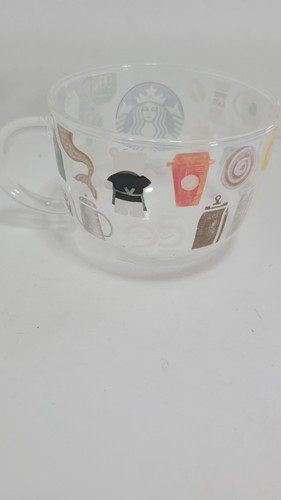 Starbucks Japan Limited 25th Anniversary Goods Heat resistant glass mug 355ml - Picture 3 of 5
