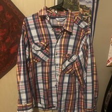 1980s Vintage Frost Proof Multicolor Flannel - Size L