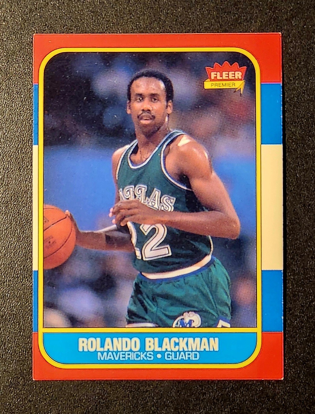1986 Fleer Basketball - ROLANDO BLACKMAN #11 (RC) Rookie Card - Dallas Mavericks