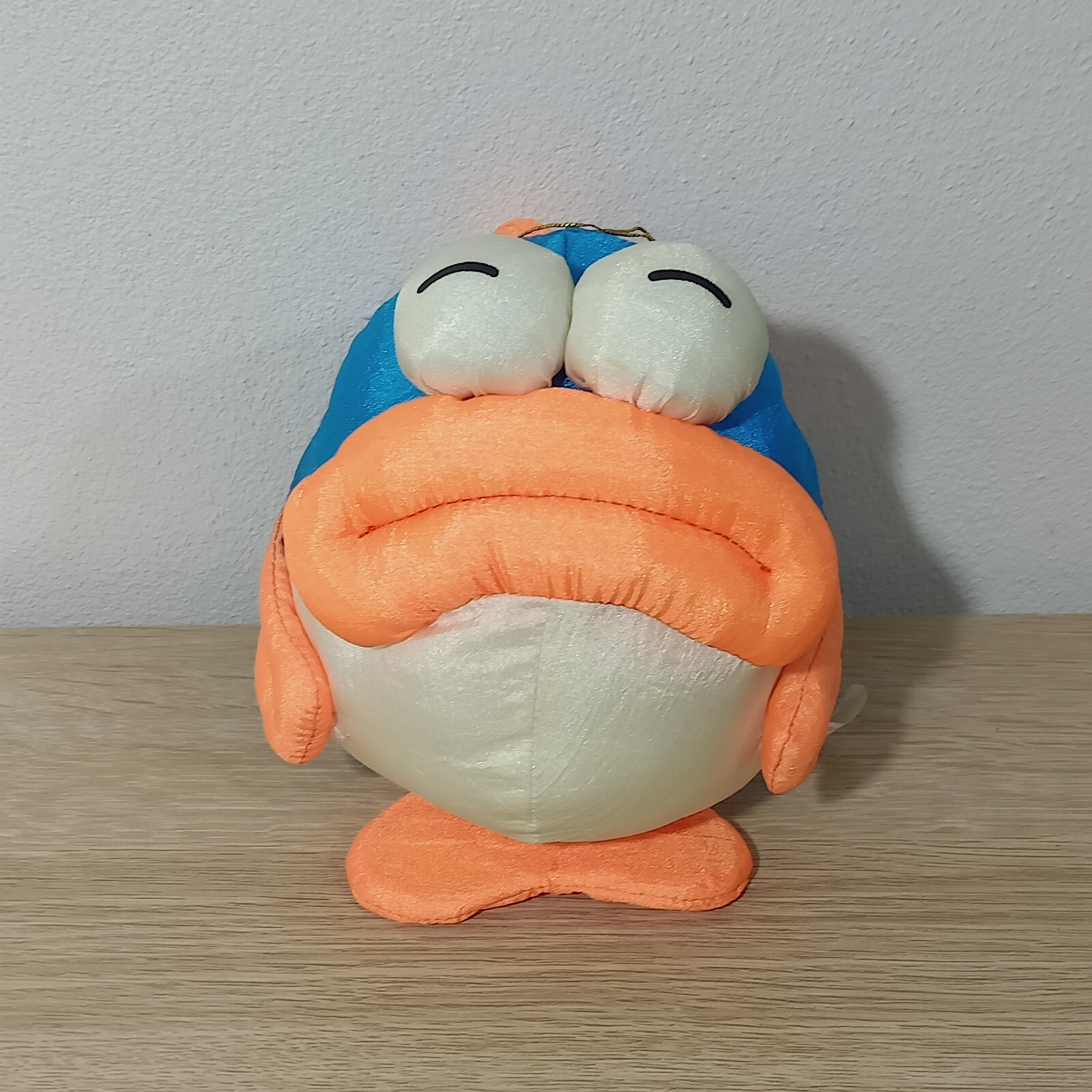 Rip Van Fish Super Mario World Taffeta Nylon Plush Toy Banpresto 1994 Japan TAG