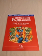 Dungeons and Dragons Reprint of X8 Drums on Fire Mountain BECMI