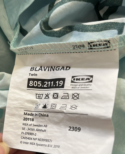 2 Ikea BLAVINGAD Wave Standard Pillowcases Ocean Beach Theme - Bild 6 von 6