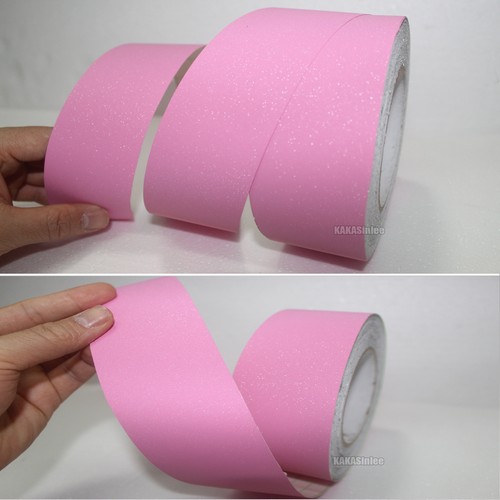 Pegatina envolvente de vinilo brillante con brillo mate para automóvil sin aire - rosa AB - Imagen 4 de 6