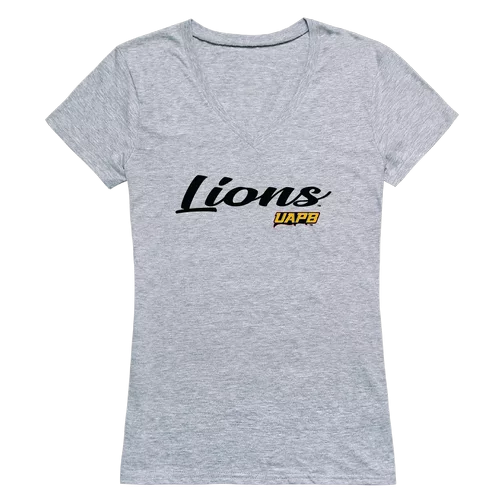 U Arkansas Pine Bluff Golden Lions NCAA Script Tee Womens T-Shirt