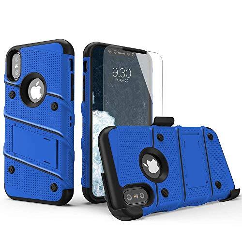 ZIZO Bolt iPhone X/Xs Holster Case Hartglas, integrierter Ständer & Schlüsselband - Bild 2 von 5
