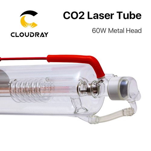 60W CO2 Laser Tube Metal Head 1250mm Glass Pipe for 60W Laser Engraver Cutter - Picture 5 of 11