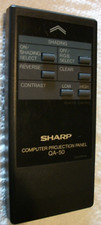 SHARP QA-50 REMOTE CONTROL COMPUTER PROJECTOR PANEL PROJECTION S-25