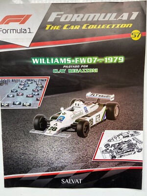 CLAY REGAZZONI WILLIAMS FW07 1979 (SCALE 1:43) FORMULA 1 CAR