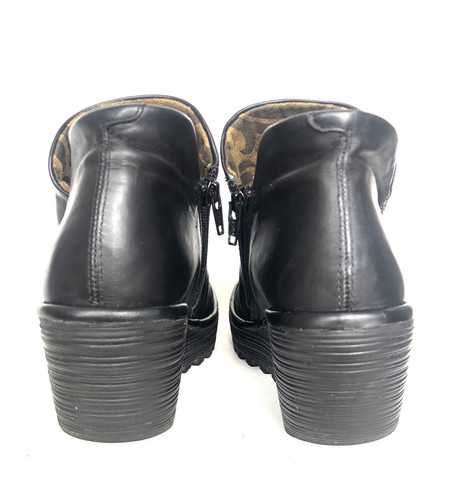 Fly London Boots Size UK 3/36 For Women Black Leather Excellent Condition - Picture 17 of 19