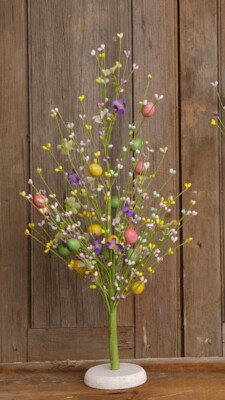 New Pastel Pink Green Yellow PIP BERRY EASTER EGG TREE Berries Branches 24''