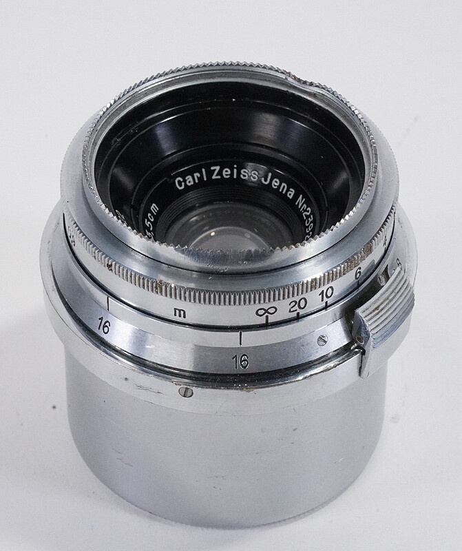35MM 35/2.8 ZEISS BIOGON IN CONTAX MOUNT, PREWAR, W/REAR CAP 35MM 35/2.8 ZEISS BIOGON IN CONTAX MOUNT, PREWAR, W/REAR CAP