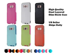 Shockproof Commuter Symmetry Case Samsung Galaxy Note 5 6 7 Edge 8 9 10 Plus +