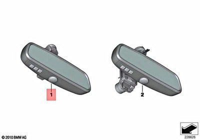 Genuine BMW ROLLS-ROYCE Hybrid M5 M6 Interior Mirror Ec / Led  