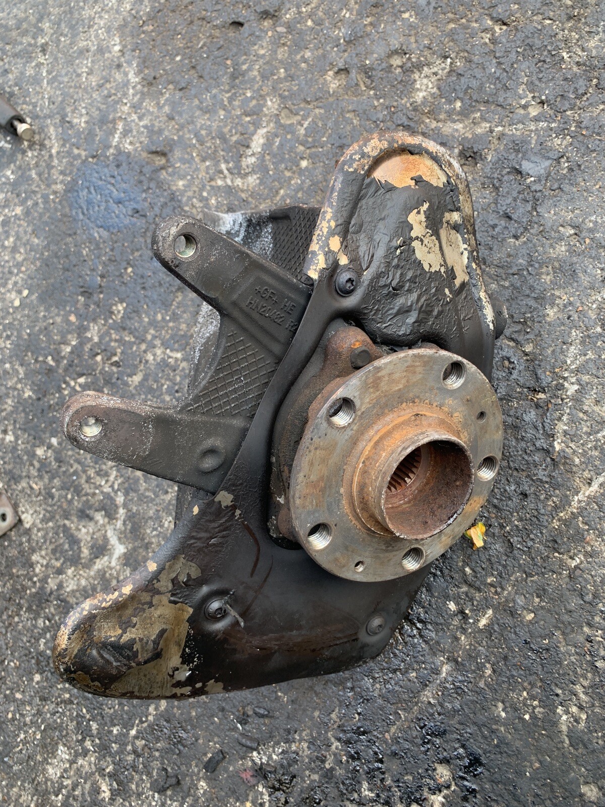 08+ Audi R8 Gallardo Spindle Rear Passenger Right W Hub Knuckle