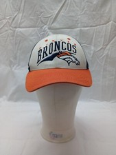 Denver Broncos NFL Team Apparel Blue/Orange/White Strapback Hat Baseball Hat