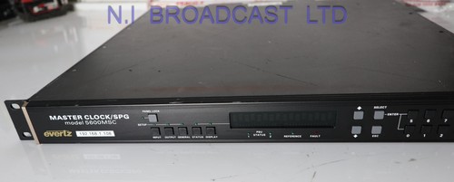 Evertz msc5600 HDSDI y GPS spgs con reloj de palabras, prueba HD, AES, analógico etc. ( - Imagen 14 de 20