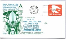 SPACE SHUTTLE ENTERPRISE 1ST MATING OF LAUNCH READY CONFIGURATION 10/6/1978