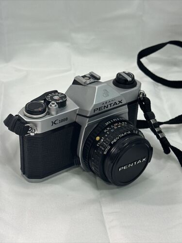 Pentax K1000 35mm SLR Film Camera with 50mm Lense FILM TESTED SEE PHOTOS. E - Picture 21 of 24