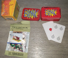 new fortune PUZZLE in box BLINK CARD GAME METAL TIN FIDDLER CRAB BUILDING BRICKS