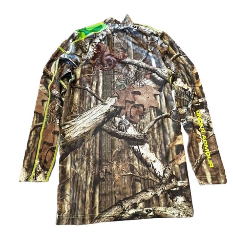 Under Armour Men's Compression ColdGear Mossy Oak Size Medium - Picture 4 of 4