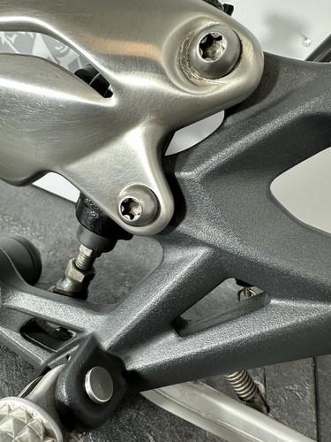 Triumph Street Triple 675 R 2015 Right Rearset Footrest Brake 2013-2016 16470m - Picture 3 of 21