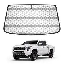 Custom Fit Windshield Sun Shade for Toyota Tacoma 2016  2026, Edge-to-Edge