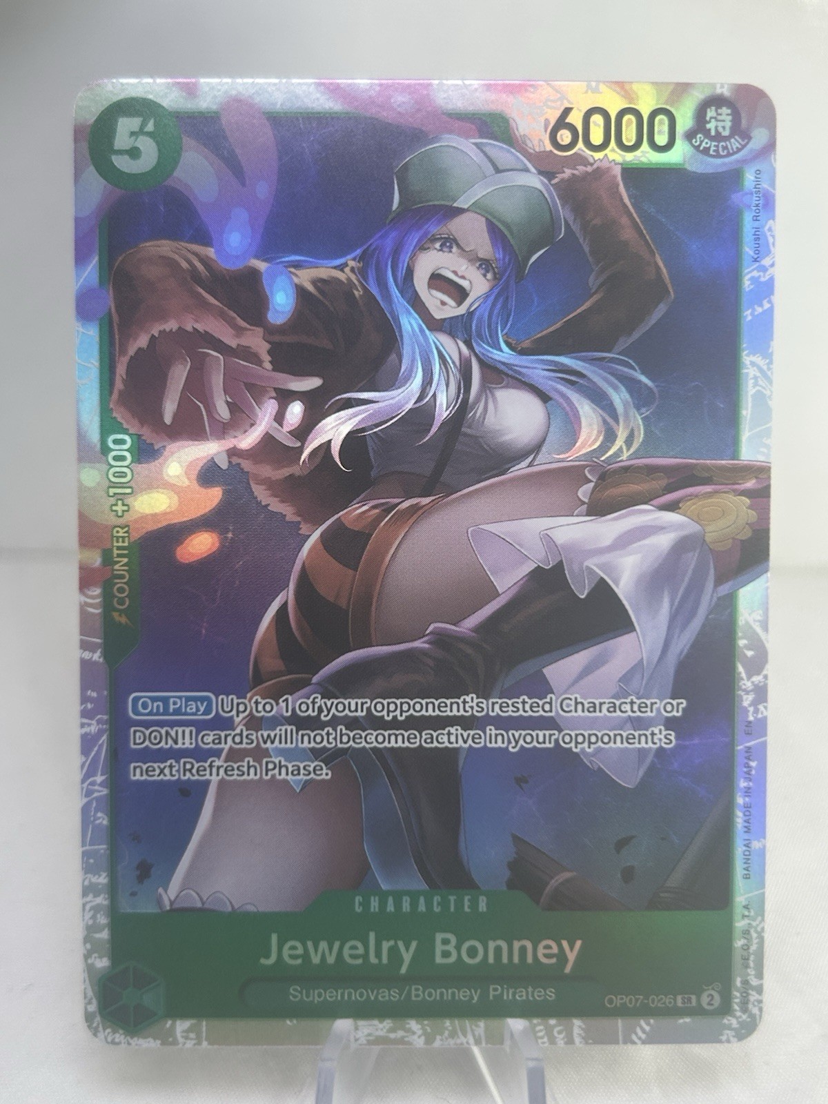 Jewelry Bonney (026) - OP07 500 Years in the Future #OP07-026 SR Foil NM