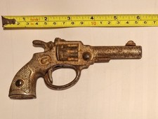 Rare Vintage Dandy One Shot Cast Iron Toy Cap Gun USA Cocking Action Good #1