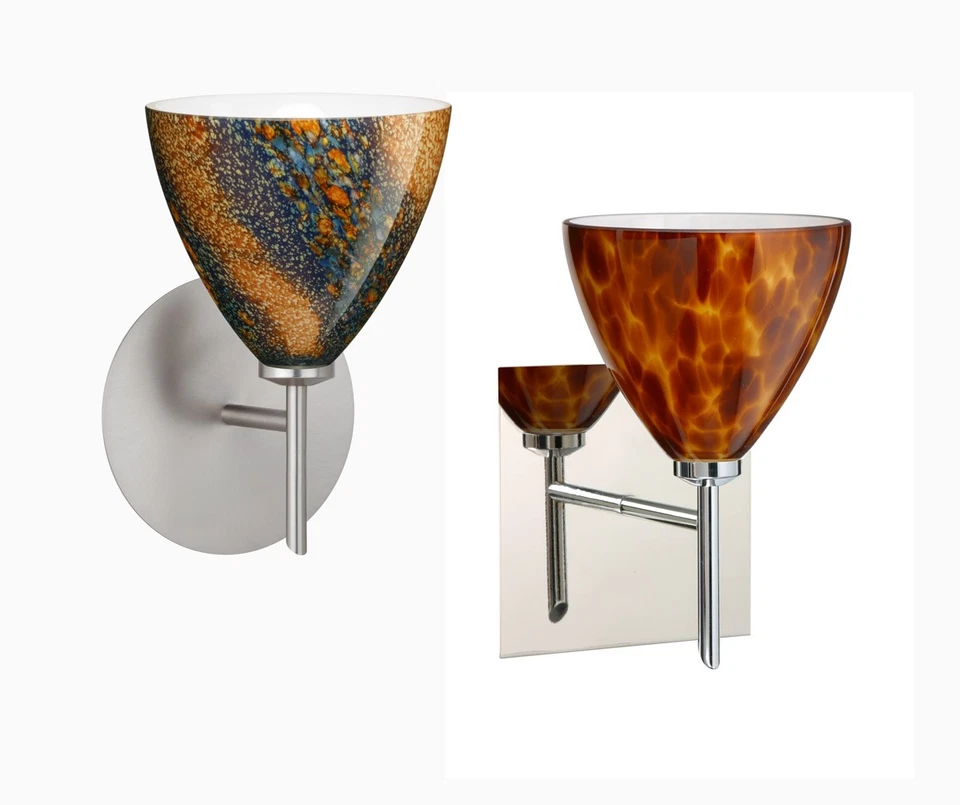 Aplique de pared Besa Lighting 1SW-177919-LED-BR Mia bronce Foto 2 de 2