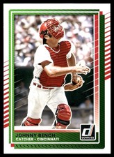 Johnny Bench 2025 Donruss #46 Reds MLB READ FREE SHIPPING AutographDen