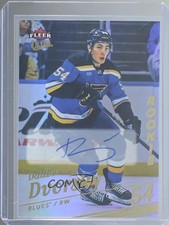 2025-26 Fleer Ultra Rookies Gold Rainbow Foil 1/1 Dalibor Dvorsky #184 Auto 1ra8