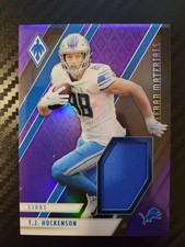 2021 Panini Phoenix - Veteran Materials T.J. Hockenson #VM-TJH Purple /75 (MEM)