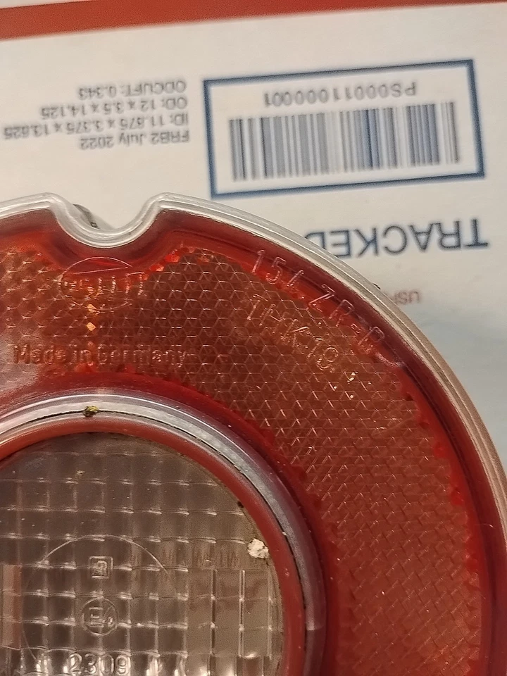 OPEL MANTA OPEL GT LUZ TRASERA REVERSA LENTE GENUINA HECHA EN ALEMANIA HELLA Foto 3 de 4