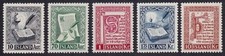 Iceland, 1953 Icelandic Manuscripts. SG 319-23 Superb Unmounted Mint MNH