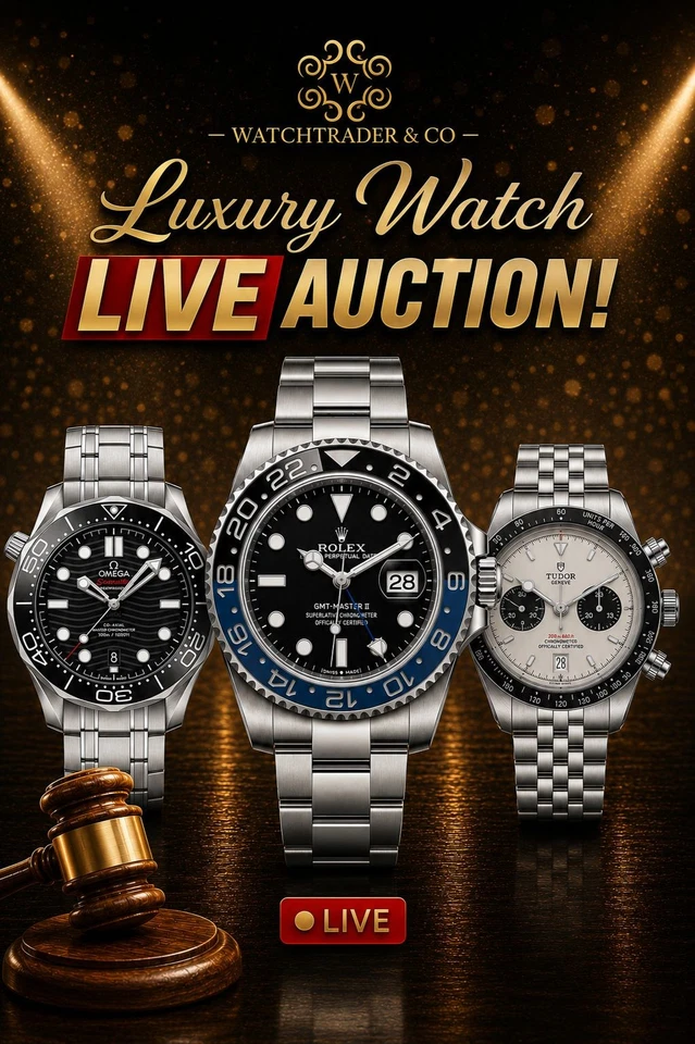 Watchtrader Auction | Rolex, Tudor, Omega, Breitling + | £1 Starts