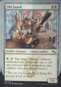 Old Guard 16 Common Unstable Magic: The Gathering