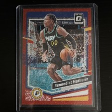 Panini 2023-24 Donruss Optic Prizm Bennedict Mathurin Shimmer /75 Indiana Pacers