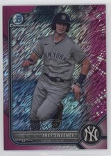 2022 Bowman Chrome Prospects Fuchsia Shimmer Refractor 180/199 Trey Sweeney 11s9