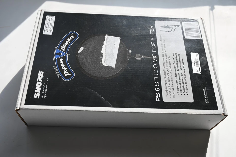 SHURE PS-6 Popper Stopper СТУДИЙНЫЙ МИКРОФОН ПОП-ФИЛЬТР с ЗАЖИМОМ ДЛЯ СТОЙКИ МИКРОФОНА - Изображение 3 из 4