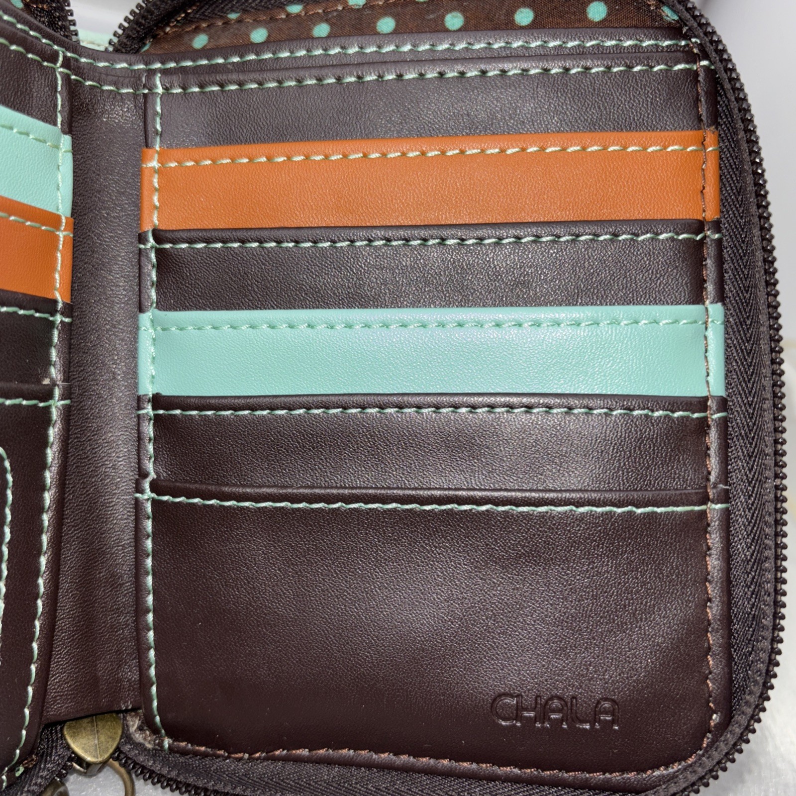 Chala Sea Turtle Zip Around MultiPocket Wristlet … - image 17