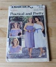 Butterick MISSES DRESS Practical Pretty 5455 Sizes: 16-18 1977 UNCUT