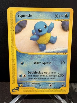 Pokemon TCG Expedition Base Set Vintage Squirtle 131/165 LP