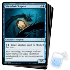WORMHOLE SERPENT X4 Strixhaven: School Of Mages STX Magic MTG MINT CARD