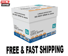 Pen Gear Copy Paper, 8.5" x 11", 92 Bright, 20 lb., 5 Reams 2,500 Sheets 